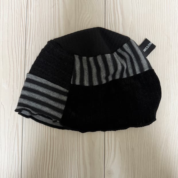 어썸니즈 패치워크 햇_블랙