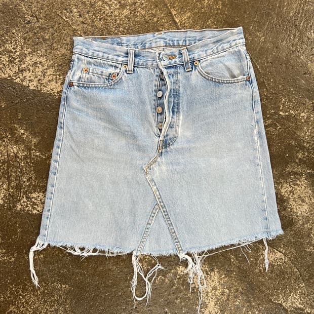 Levis 빈티지 데님 스커트