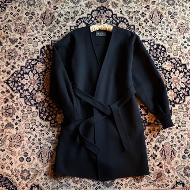 로로피아나 캐시미어 로브 코트 여성66