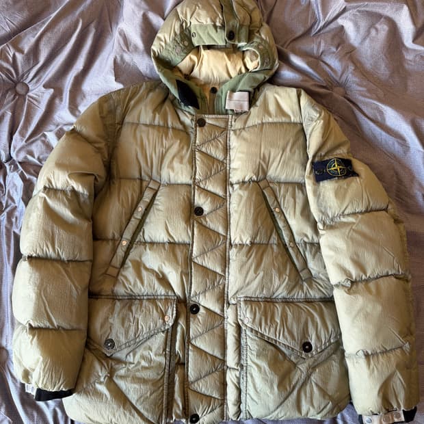 [XL] 스톤아일랜드 A/W 2010 리버시블 다운 자켓 패딩