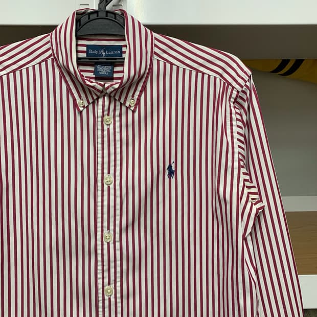 [XS] 폴로 랄프로렌 캔디스트라이프 코튼셔츠