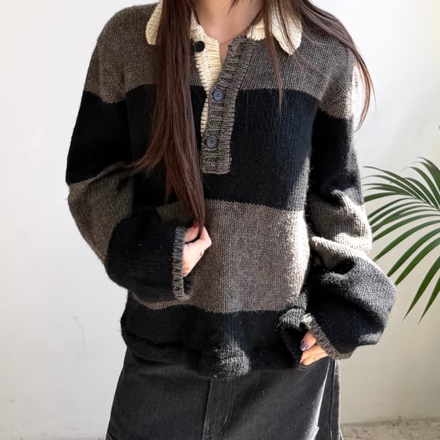 Our Legacy 스트라이프 니트