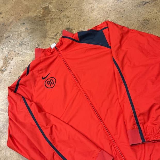 [정품/XXL] 나이키 바람막이 자켓 레드 b19