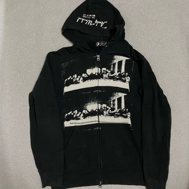 [M] 히스테릭 글래머 앤디워홀 콜라보 후드 블랙