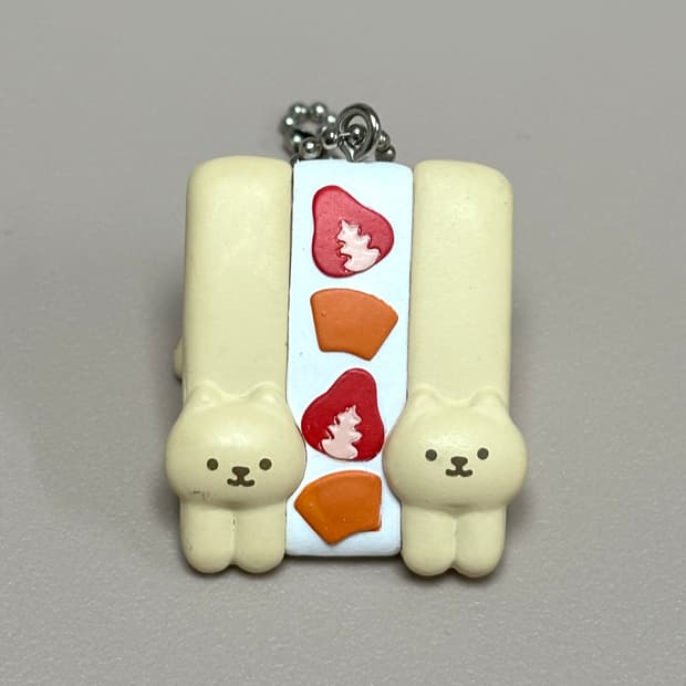고양이 디저트 가챠 피규어 키링