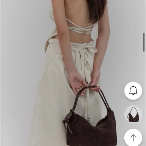 새제품) 아카이브앱크 릿지숄더 스웨이드백