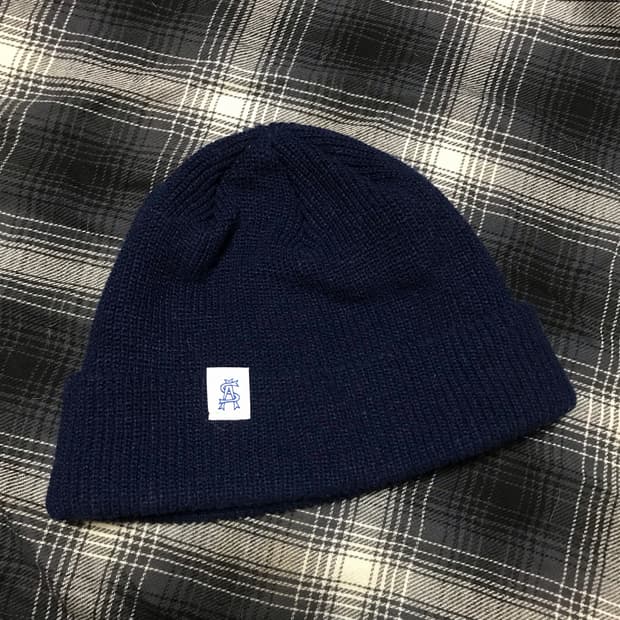 메이드 재팬 스티브 알란 네이비 숏비니 와치캡