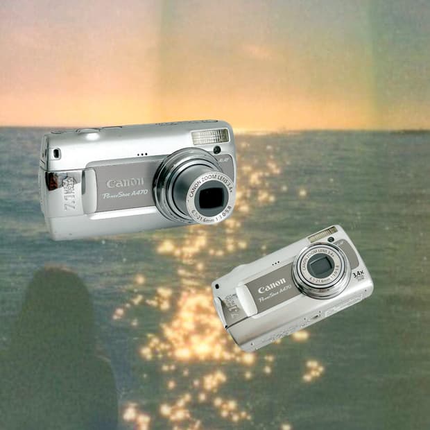 레어!) 캐논 파워샷 a470 Powershot 빈티지 디카