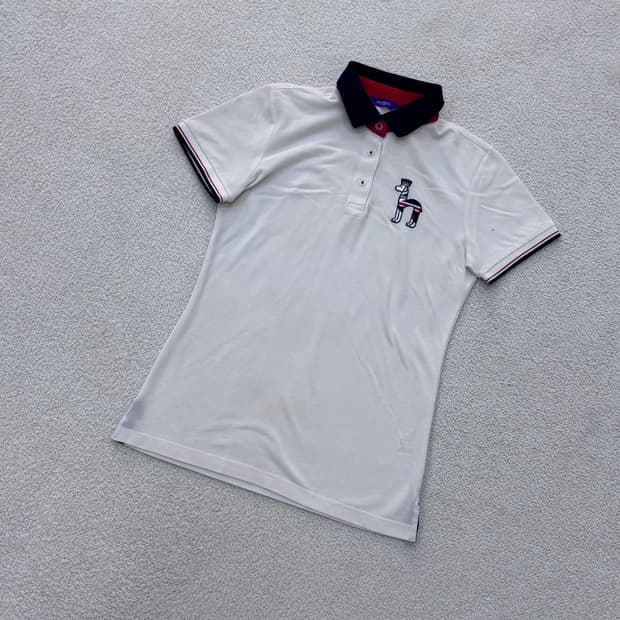 85 헤지스 여성 반팔 카라 티셔츠 0416E