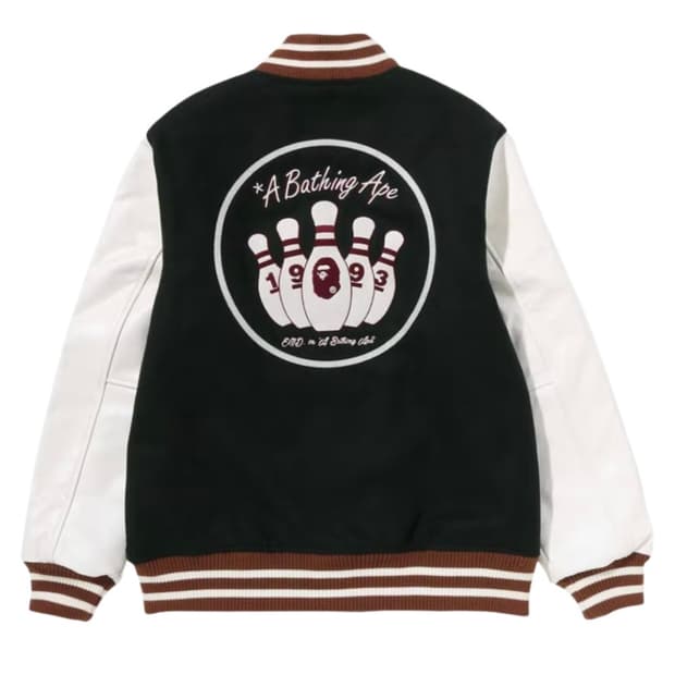 베이프 엔드 볼링 바시티 새상품