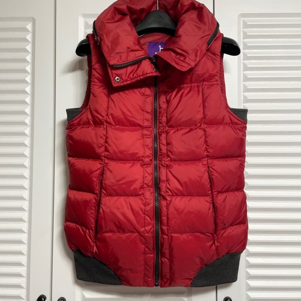 헤지스 패딩 조끼