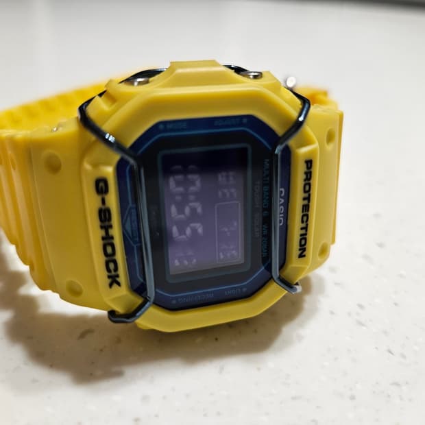 카시오 g shock dw5600옐로우