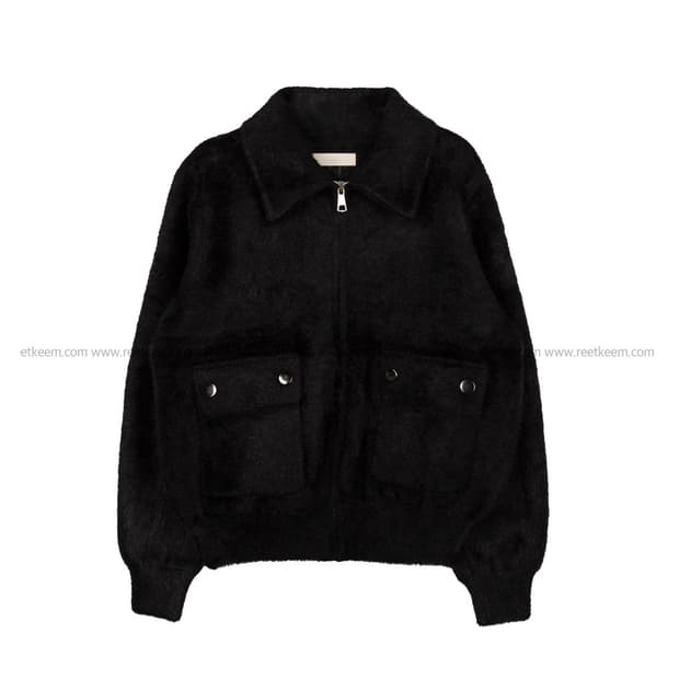 릿킴 FLAP POCKET FUR ZIP-UP