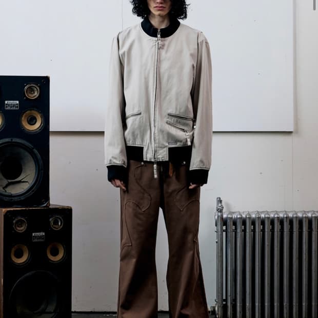 더바이닐하우스 다이드 탱커 자켓 샌드