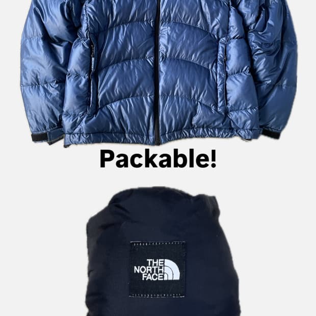 Old TNF Aconcagua Down Indigo
