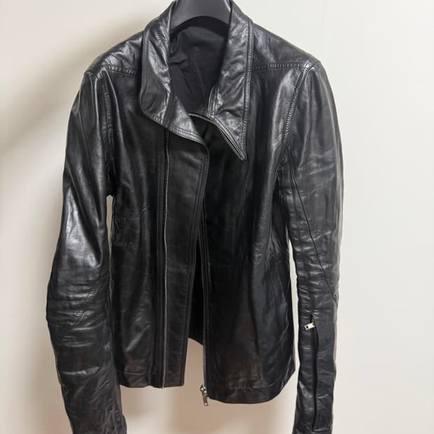 릭오웬스 17fw 몰리노 레더 자켓 48