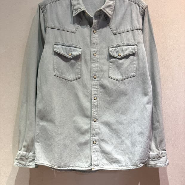 UNIQLO Light Denim Western Shirt