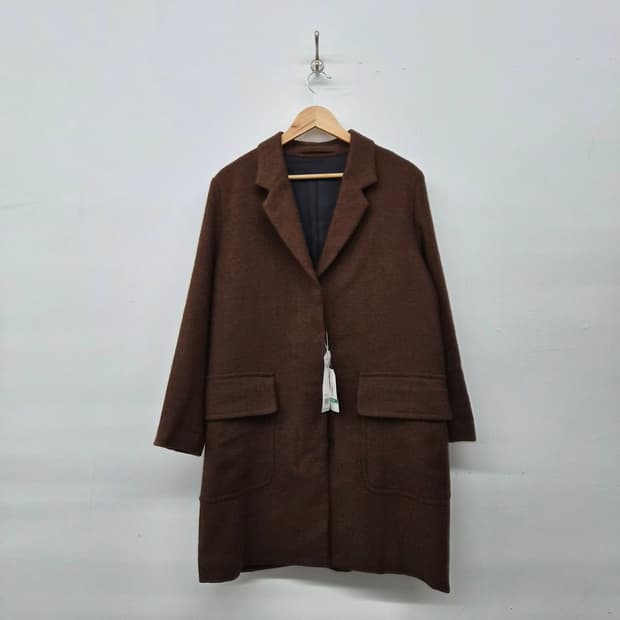 마가렛호웰 브라운 모직 코트 여성 M