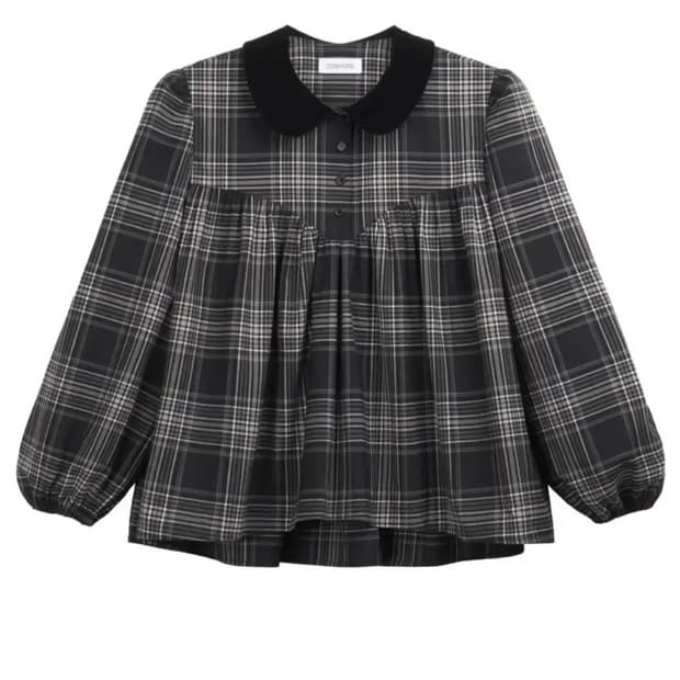 코스모스 퍼프 블라우스 스커트 세트 판매