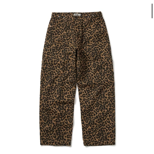 [새상품, 01] 카락터 karacter 레오파드 코튼 트윌 팬츠 