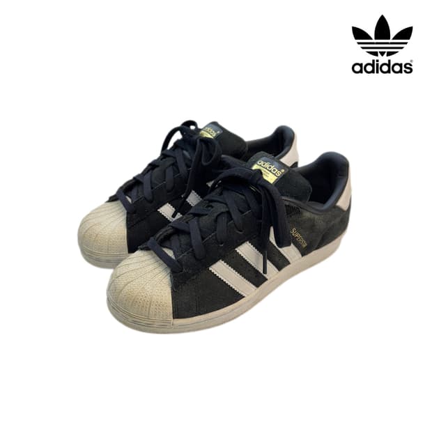 아디다스 슈퍼스타 검흰 스니커즈 220