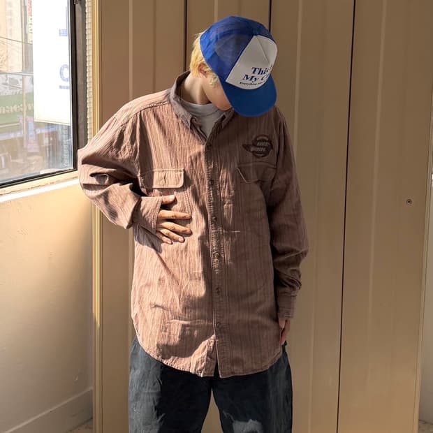 할리데이비슨 긴팔 셔츠