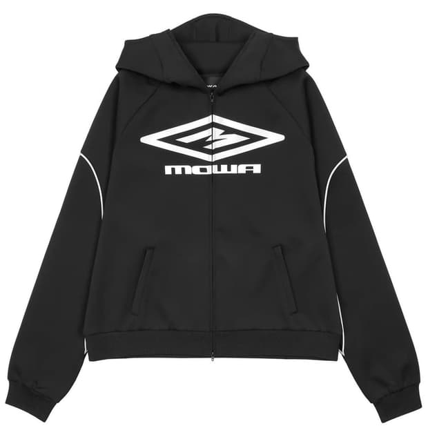 Mowalola 트랙 후드 자켓