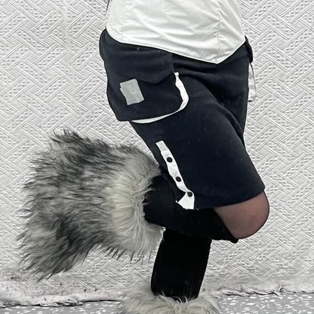 나이키 스포티 레트로 후리스 카고 미디 스커트 S C08996