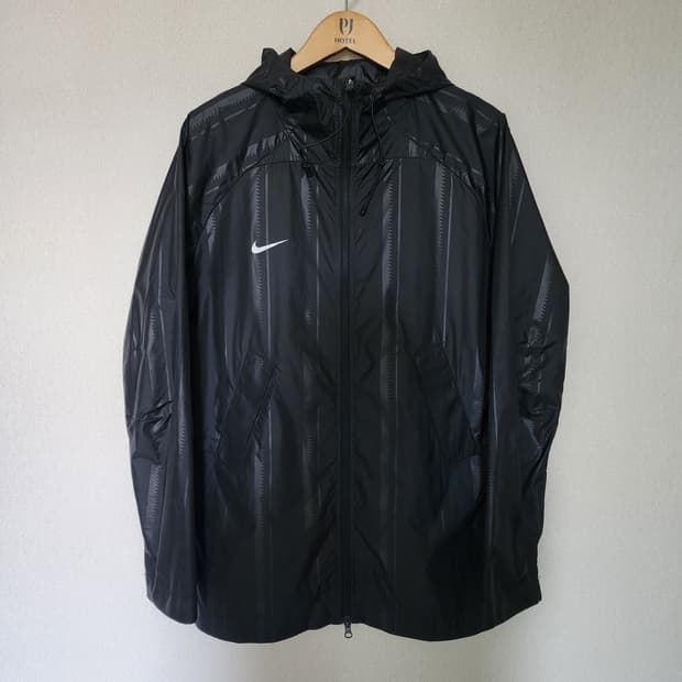 나이키 블랙 후드 바람막이 자켓