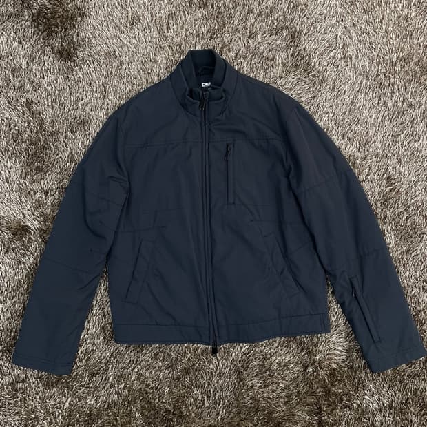 디케이엔와이 DKNY 블랙 하이넥 집업 점퍼 M (100)