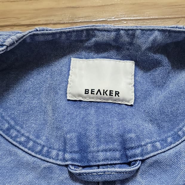 25ss 비이커 피그먼트 데님 워크자켓