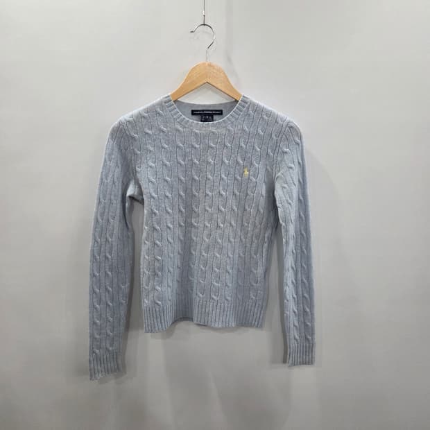 폴로랄프로렌 스포츠 우먼 램스울 케이블니트 S