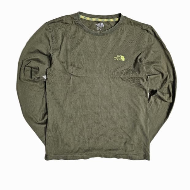 노스페이스 긴팔 티셔츠 XL 카키