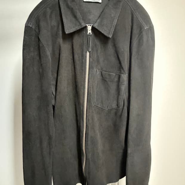 아워레가시 15aw 스웨이드 집업 셔츠 50