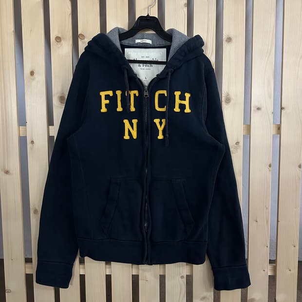 (L) 아베크롬비 네이비 후드집업