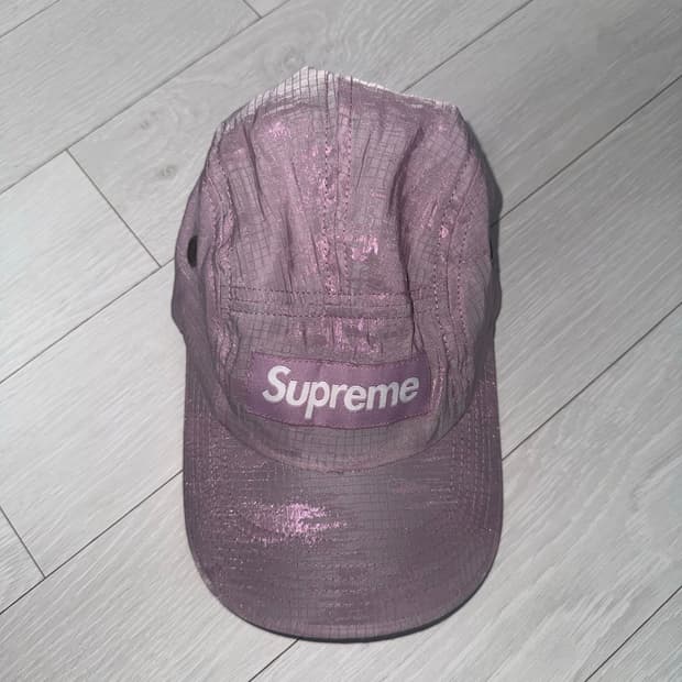 슈프림 캠프캡 퍼플 22ss