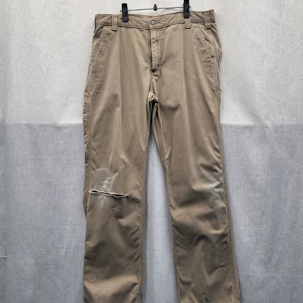 칼하트 베이지 워크 팬츠