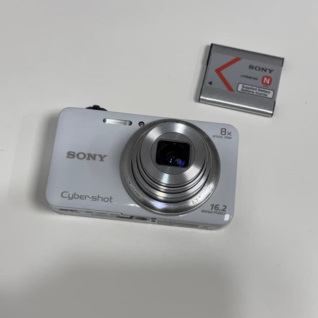 소니 사이버샷 DSC-WX80 화이트 디카 (고장/ 전시용•부품용)