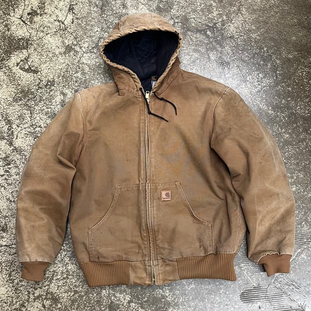 10s 칼하트 덕액티브 자켓 j130 brn