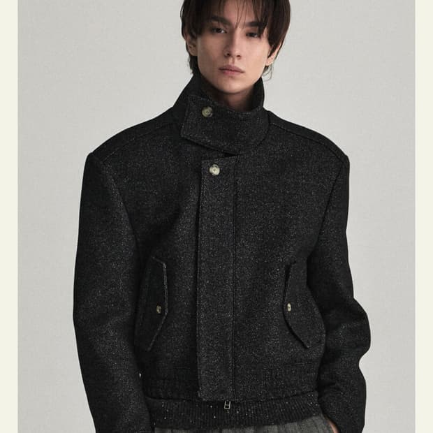 웨이비니스 하이넥 블루종 2사이즈