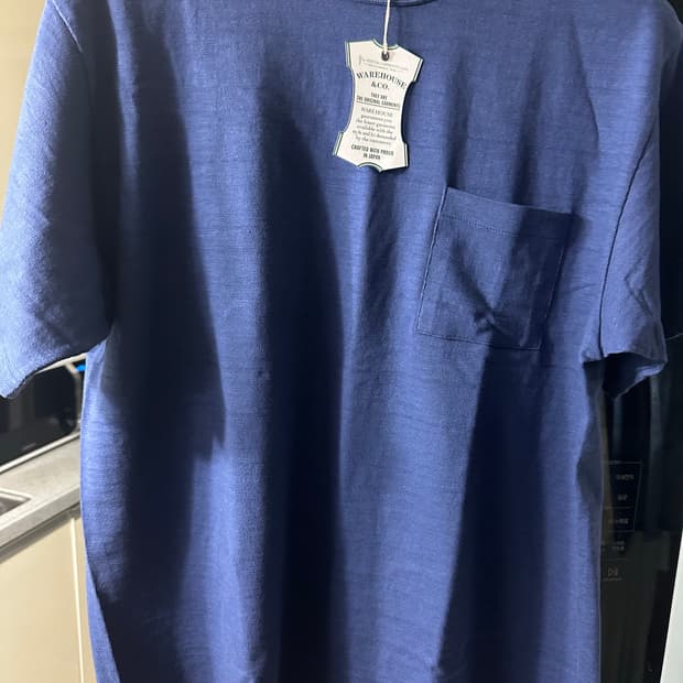 웨어하우스 4601 포켓티 네이비 XL