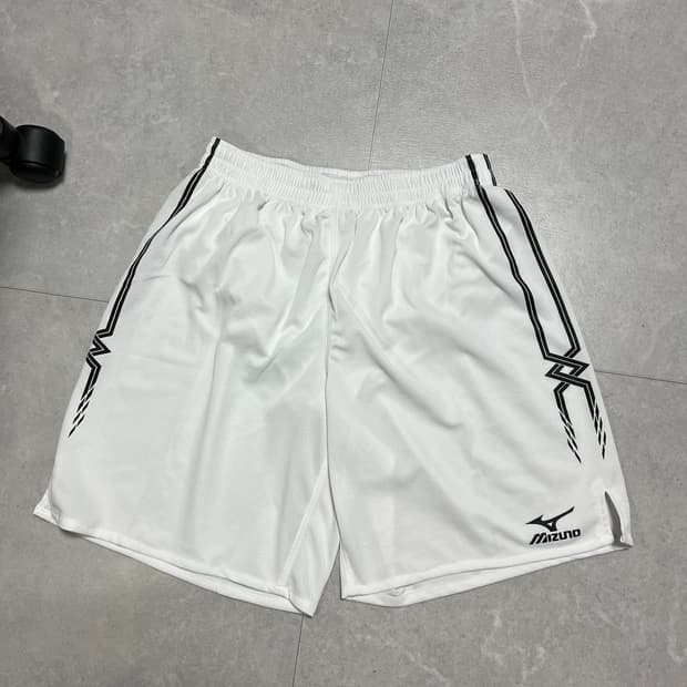 [XL] 미즈노 흰검 스포츠 트랙 트레이닝 반바지 운동복