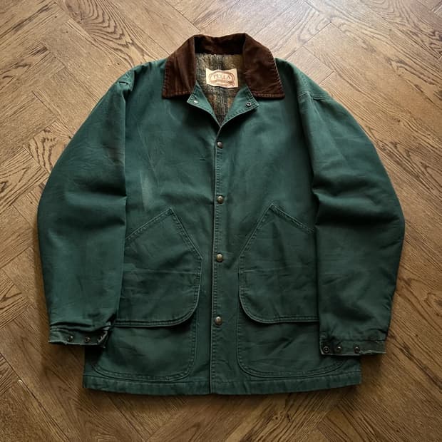 [M]90's Made in USA 빈티지 페이딩 헌팅 자켓