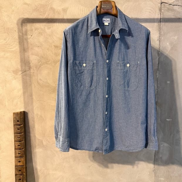 논스탁 샴브레이 셔츠 100