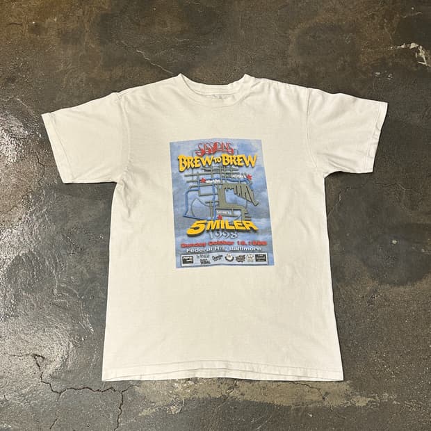 90s USA 1998 Brew to Brew 5Miler 반팔 티셔츠