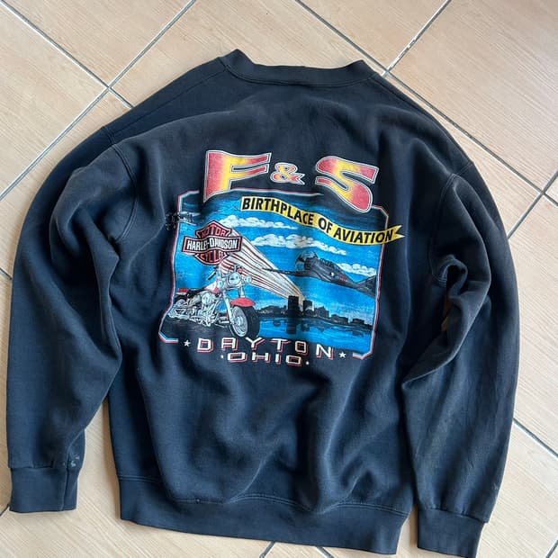 90‘s USA 할리데이비슨 스웻셔츠