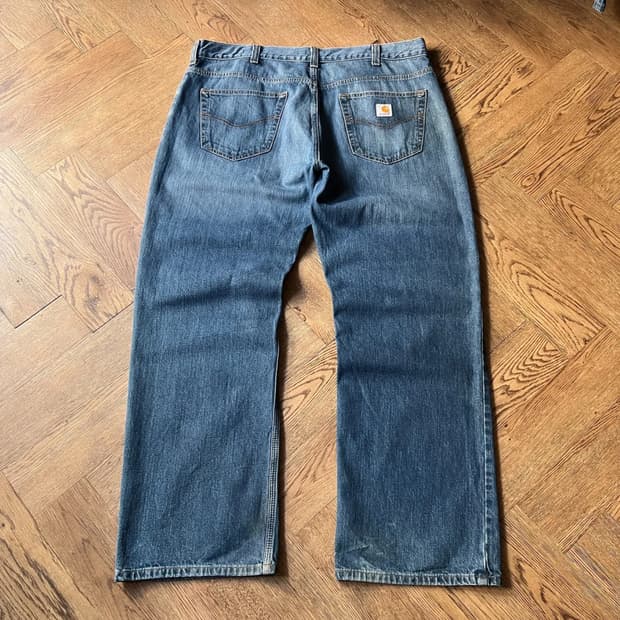 [38]칼하트 USA 빈티지 워싱 와이드 스트레이트 워크 데님 팬츠