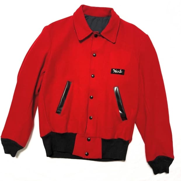 80s 바시티 자켓