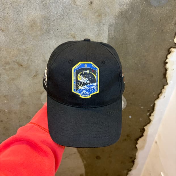 90s USA 빈티지 STS-126 우주왕복선 엔데버호 볼캡 모자 