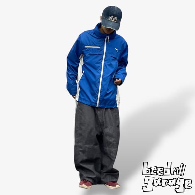 푸마 컬러블록 바람막이